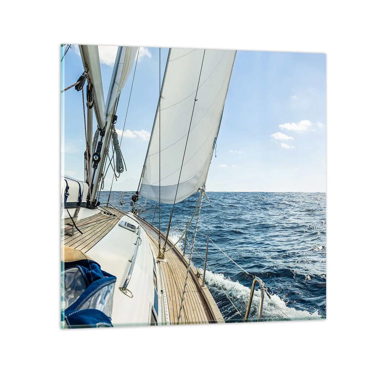 Obraz na szkle - Ahoj, przygodo - 50x50 cm