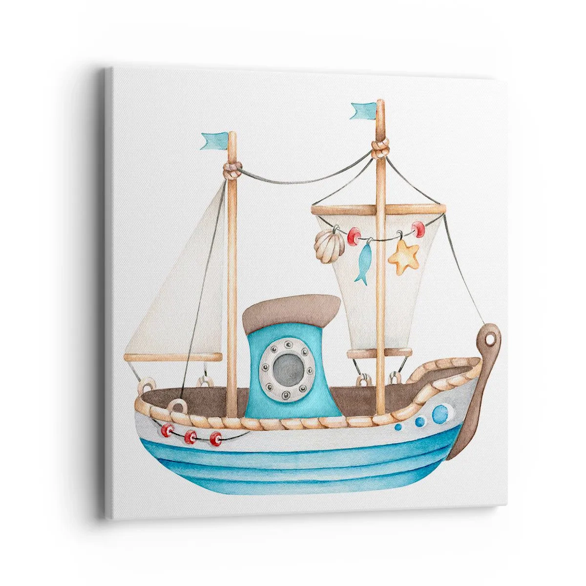 Obraz na płótnie - Ahoj, przygodo! - 40x40 cm