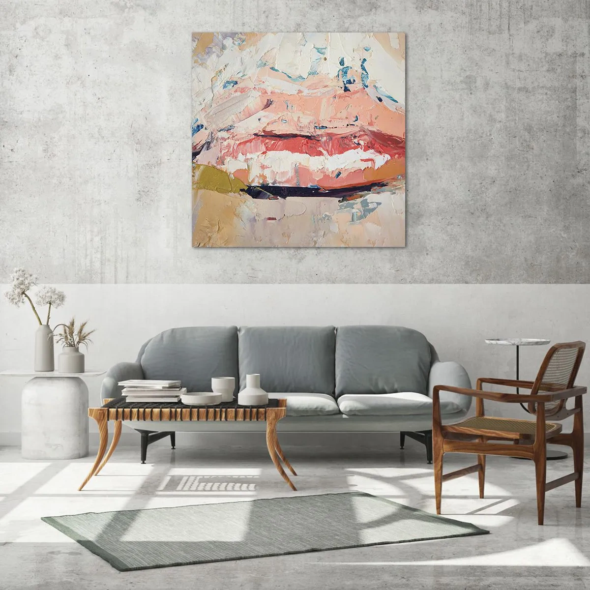 Obraz na szkle - Budzi zmysły - 40x40 cm