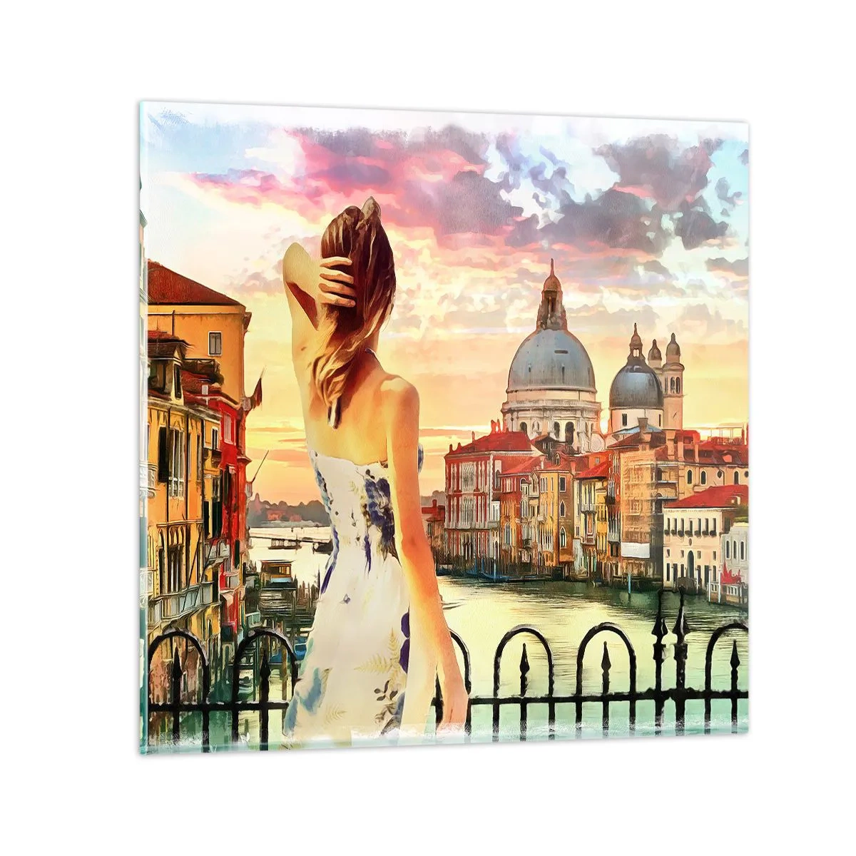 Obraz na szkle - Jak przygoda to tylko w … - 70x70 cm