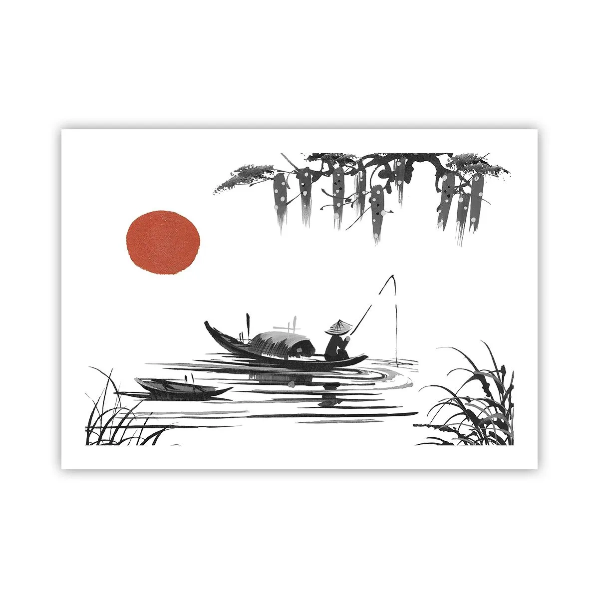 Plakat - Azjatyckie popołudnie - 70x50 cm