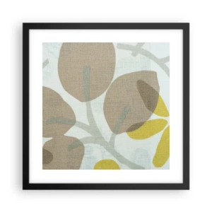Plakat w czarnej ramie - Kompozycja w pełnym słońcu - 40x40 cm