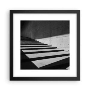 Plakat w czarnej ramie - Surowa uroda modernizmu - 30x30 cm