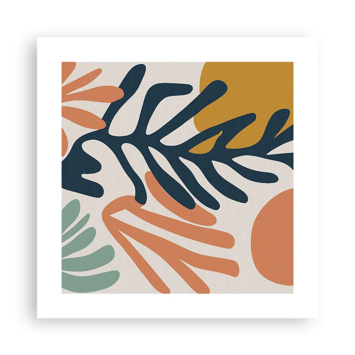 Plakat - Koralowe morza - 40x40 cm