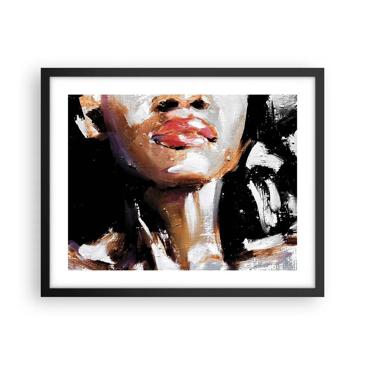 Plakat w czarnej ramie - Duma bez uprzedzeń - 50x40 cm