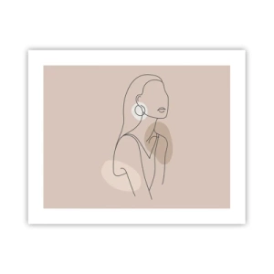Plakat - Ikona dziewczęcości - 50x40 cm