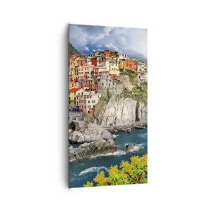 Obraz na płótnie - Gromadka przytulona do skał - 65x120 cm