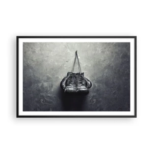Plakat w czarnej ramie - Czas walki i czas pokoju - 91x61 cm