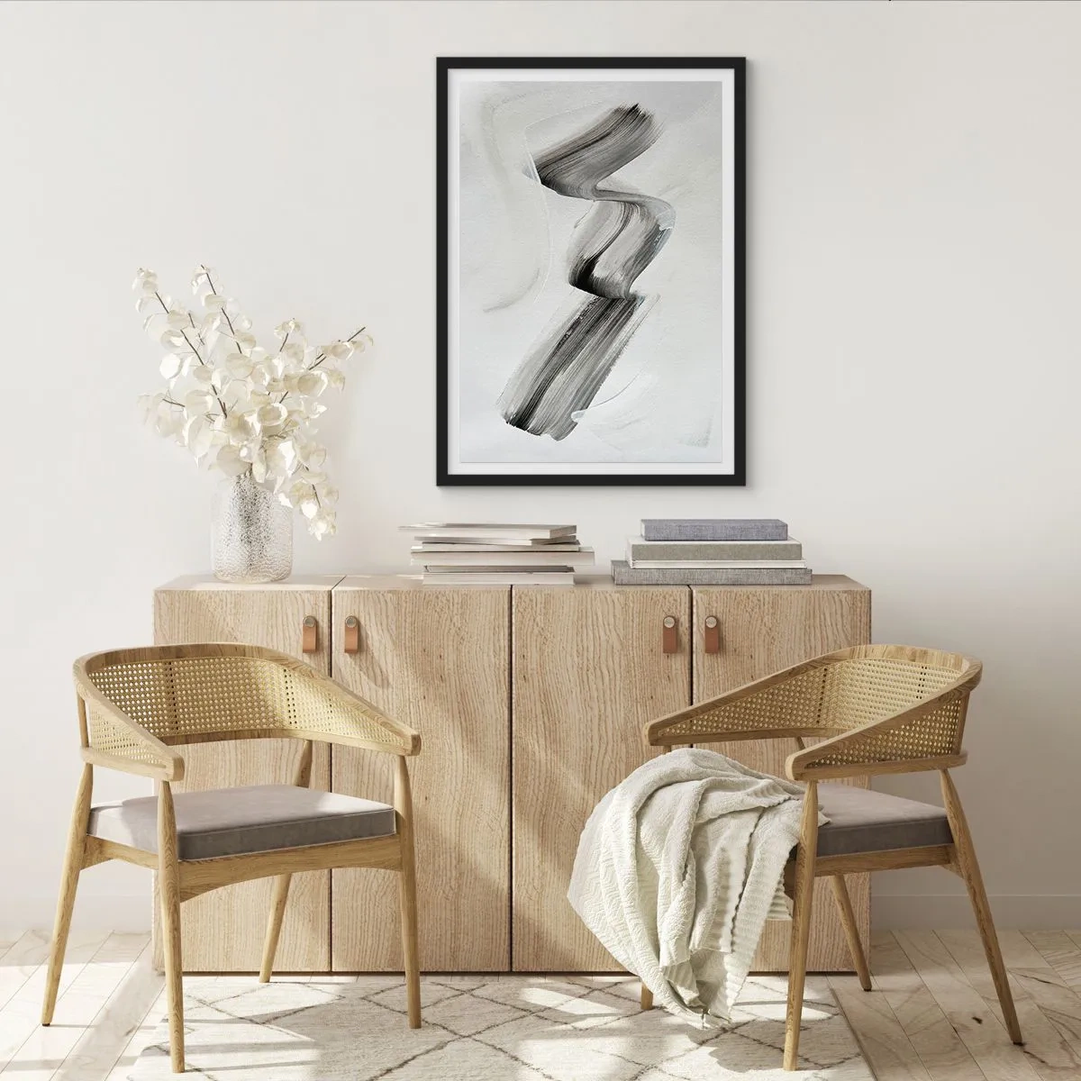 Plakat w czarnej ramie - Od niechcenia dla zabawy - 30x40 cm