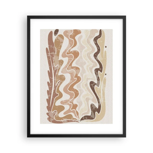 Plakat w czarnej ramie - Dobra energia – dobre emocje - 40x50 cm