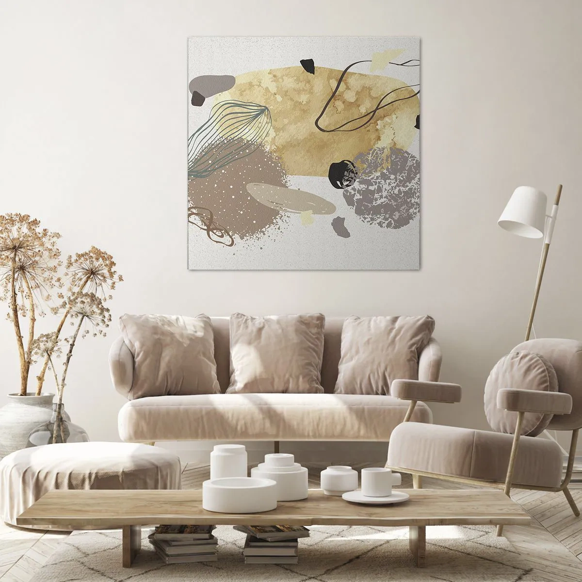 Obraz na płótnie - Plumkologia stosowana - 70x70 cm