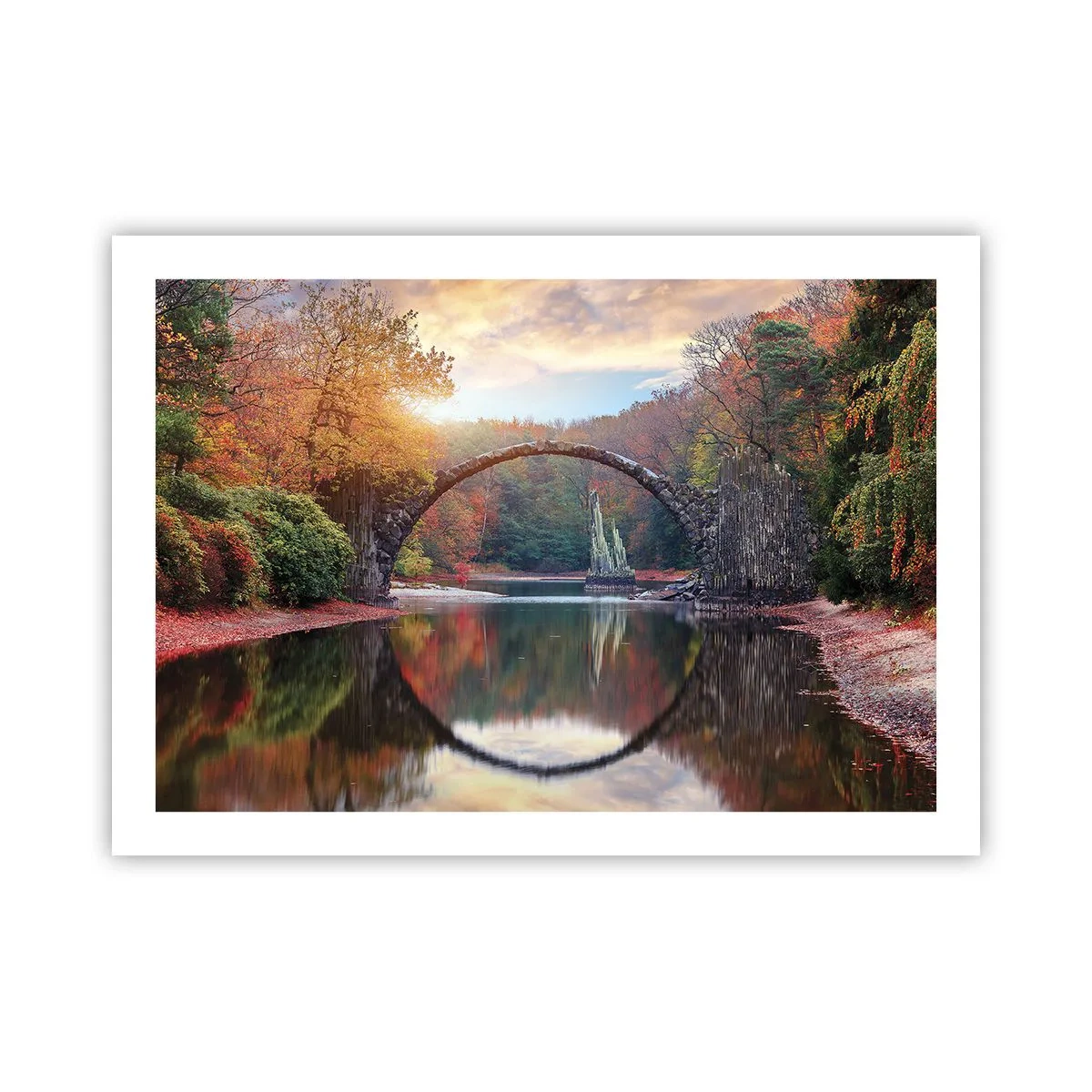 Plakat - Po drugiej stronie lustra - 70x50 cm