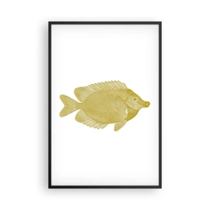 Plakat w czarnej ramie - Ryba i tyle - 61x91 cm