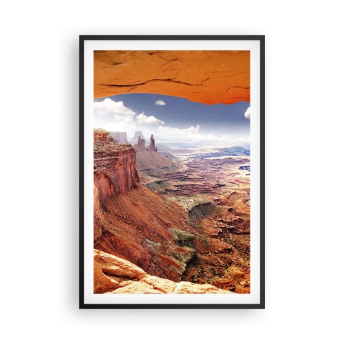 Plakat w czarnej ramie - Wyrzeźbione przez samą naturę - 61x91 cm