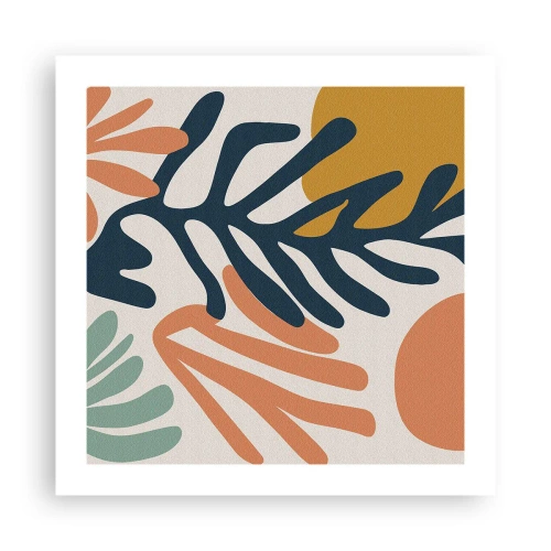 Plakat - Koralowe morza - 50x50 cm