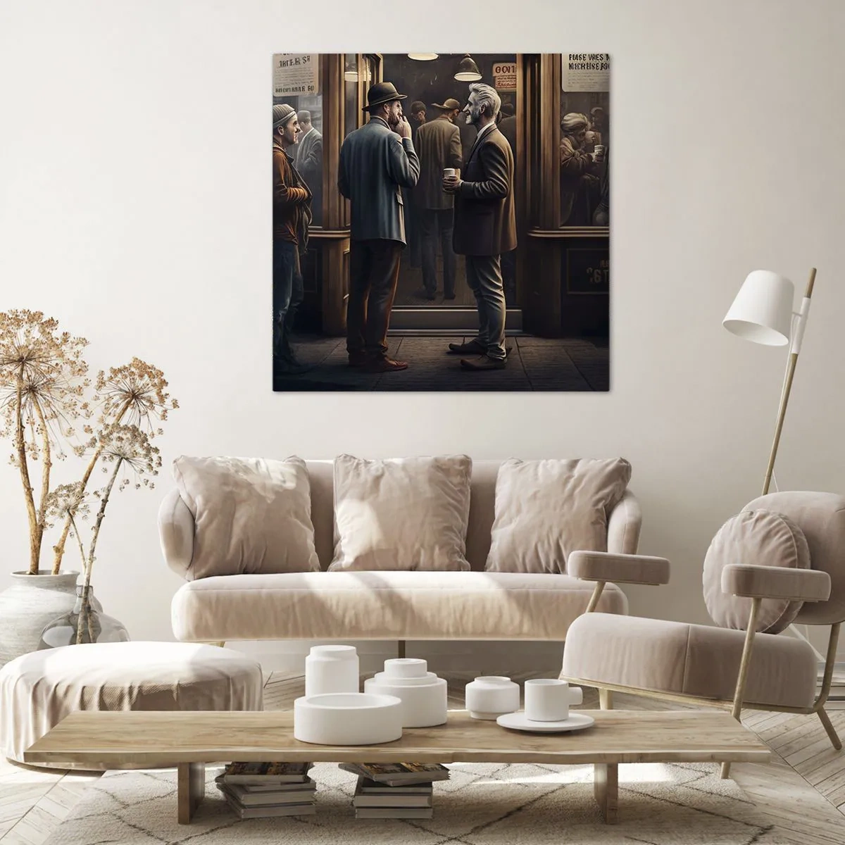 Obraz na płótnie - Dobra chwila dnia - 70x70 cm