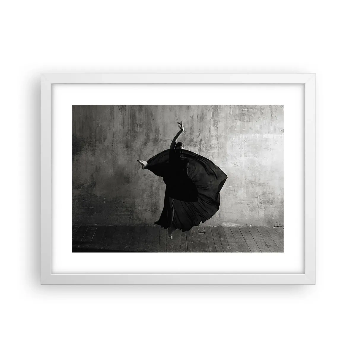 Plakat w białej ramie - Pełne pasji pas - 40x30 cm