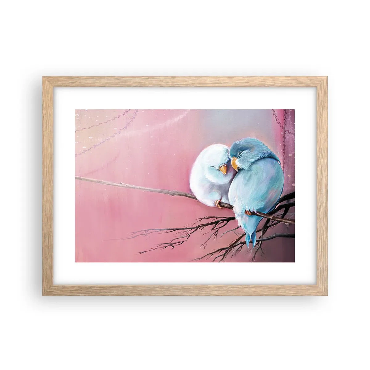 Plakat w ramie jasny dąb - Cóż tu dodać?… - 40x30 cm