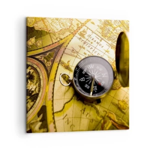 Obraz na płótnie - A może na kraniec świata? - 50x50 cm