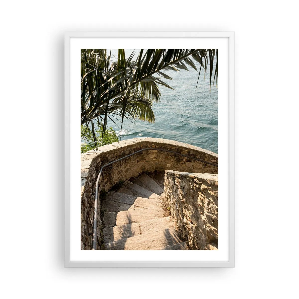Plakat w białej ramie - Pod słońcem Italii - 50x70 cm