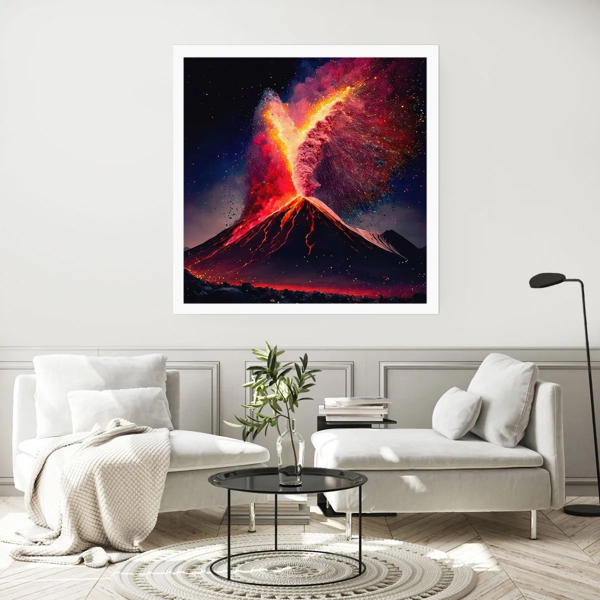 Plakat - Piękno i groza - 60x60 cm