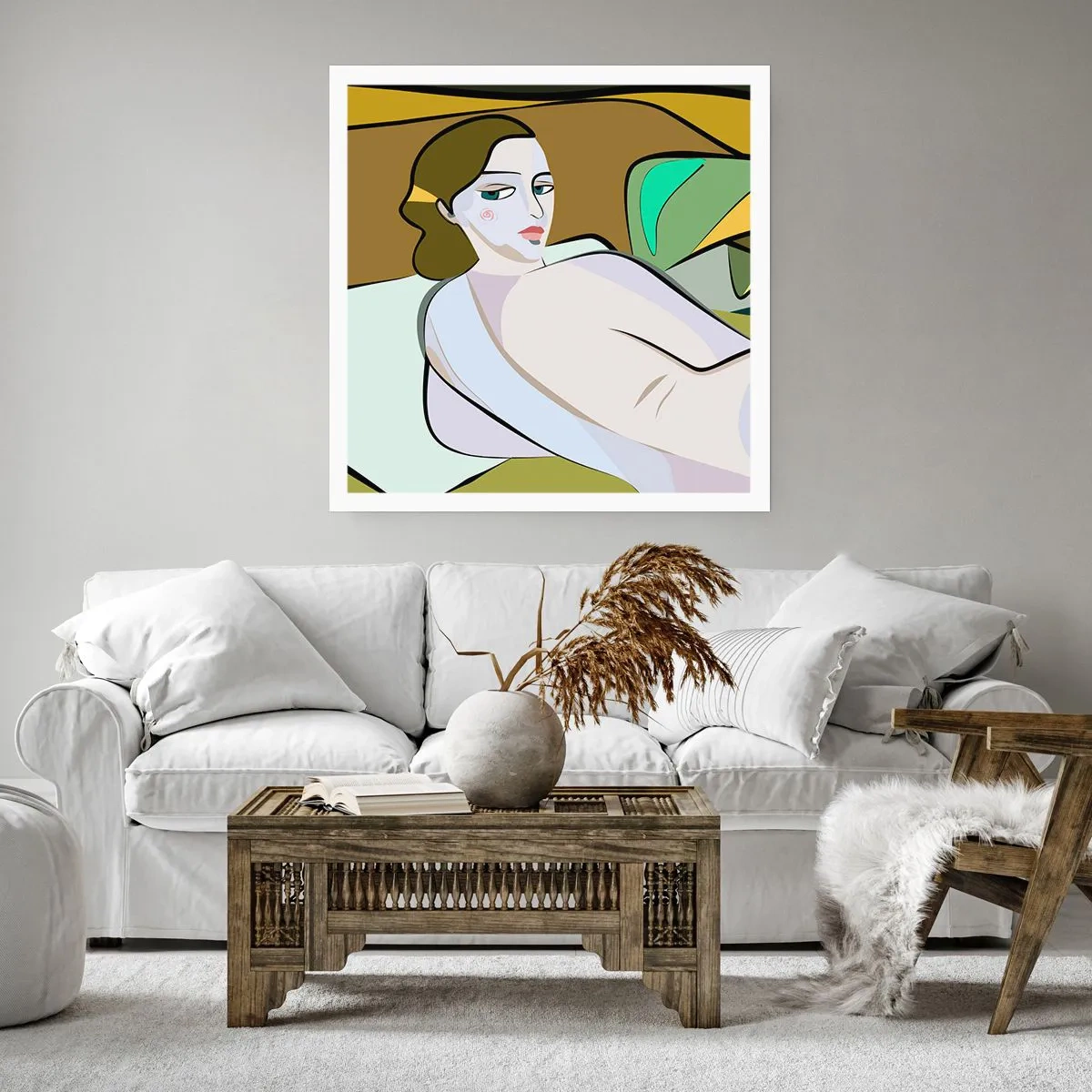 Plakat - Portret intymny - 30x30 cm