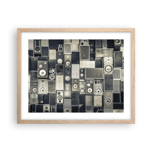 Plakat w ramie jasny dąb - I wszystko gra - 50x40 cm