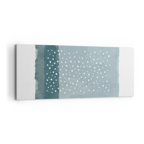 Obraz na płótnie - Wyrosłe na błękicie - 100x40 cm