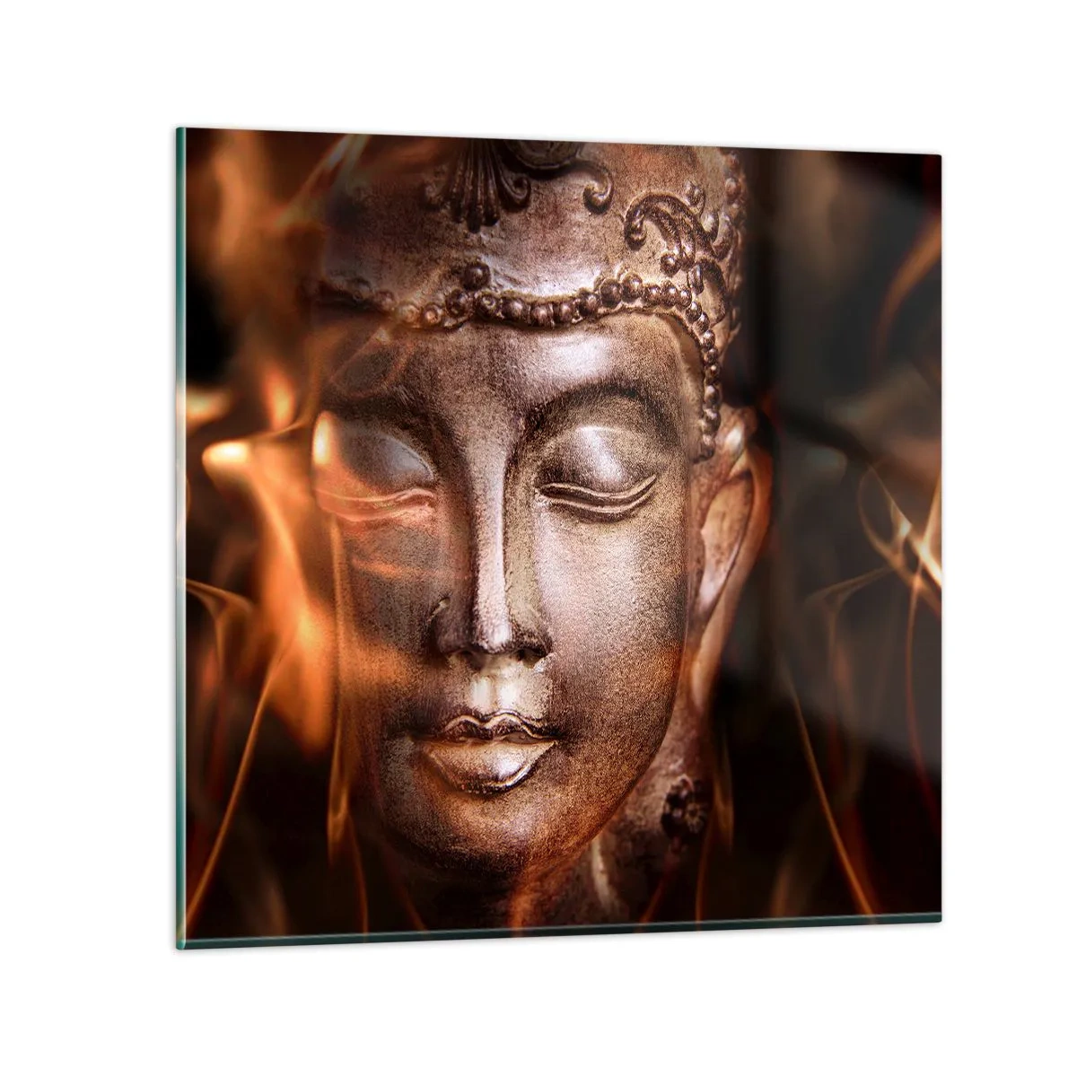 Obraz na szkle - Istnieje tylko tu i teraz - 70x70 cm