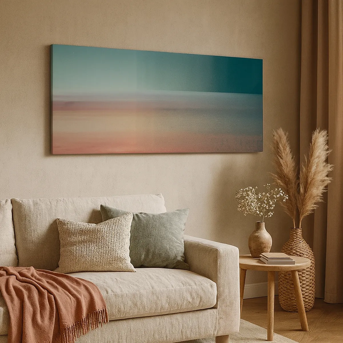 Obraz na płótnie - Abstrakcja: fale światła - 30x30 cm