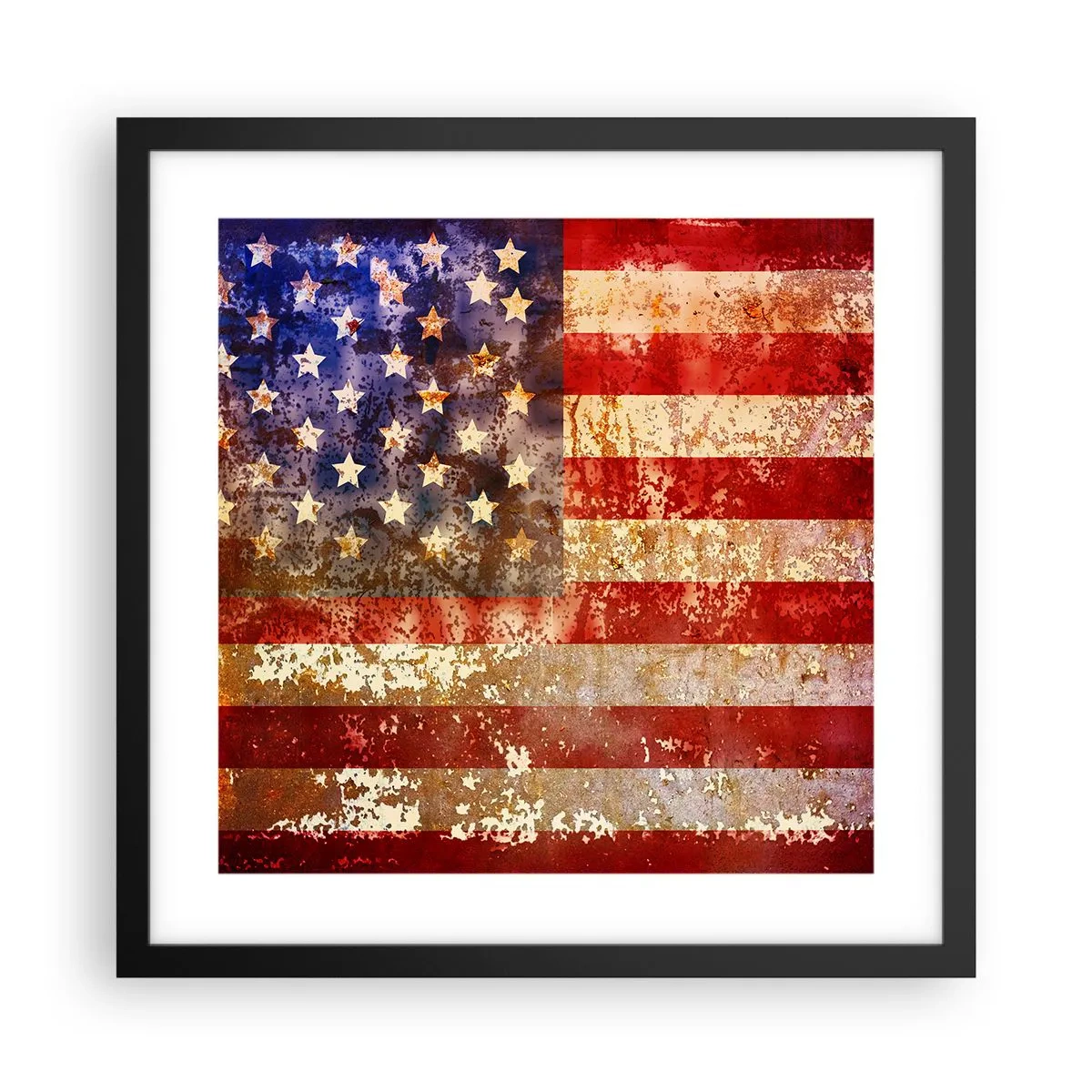 Plakat w czarnej ramie - Chwała nie przemija - 40x40 cm