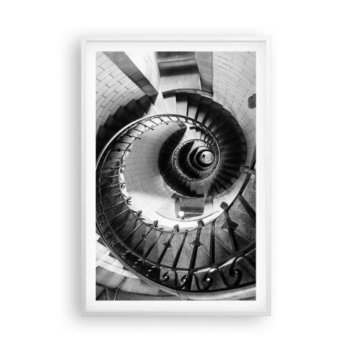 Plakat w białej ramie - Wyżej i wyżej - 61x91 cm