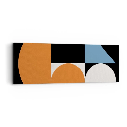 Obraz na płótnie - Układ figurowy - 90x30 cm