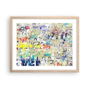 Plakat w ramie jasny dąb - Po prostu cieszy oczy - 50x40 cm