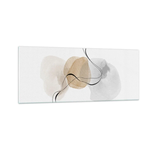 Obraz na szkle - Powietrzne paciorki - 100x40 cm