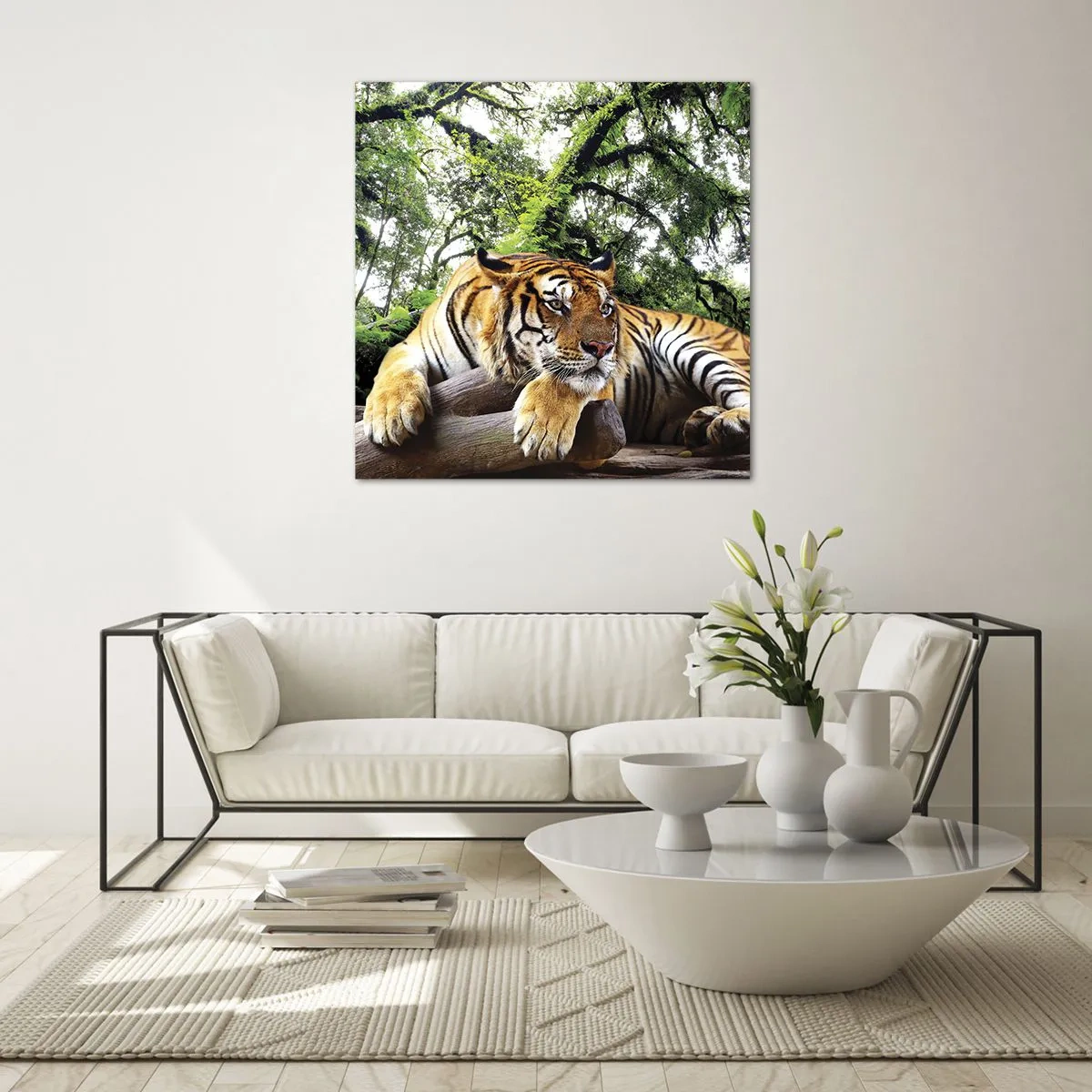 Obraz na szkle - Z wyrazami szacunku - 50x50 cm