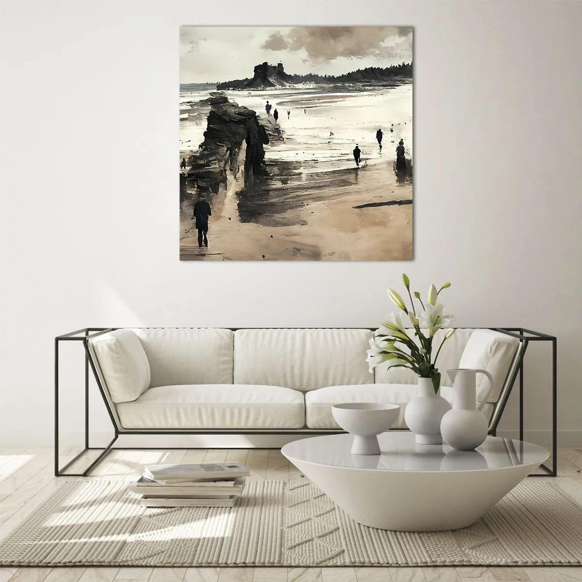 Obraz na szkle - Przywołani - 40x40 cm