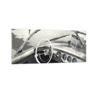 Obraz na szkle - Pogoda dla bogaczy - 100x40 cm