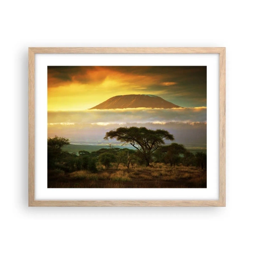 Plakat w ramie jasny dąb - Sen podróżnika - 50x40 cm