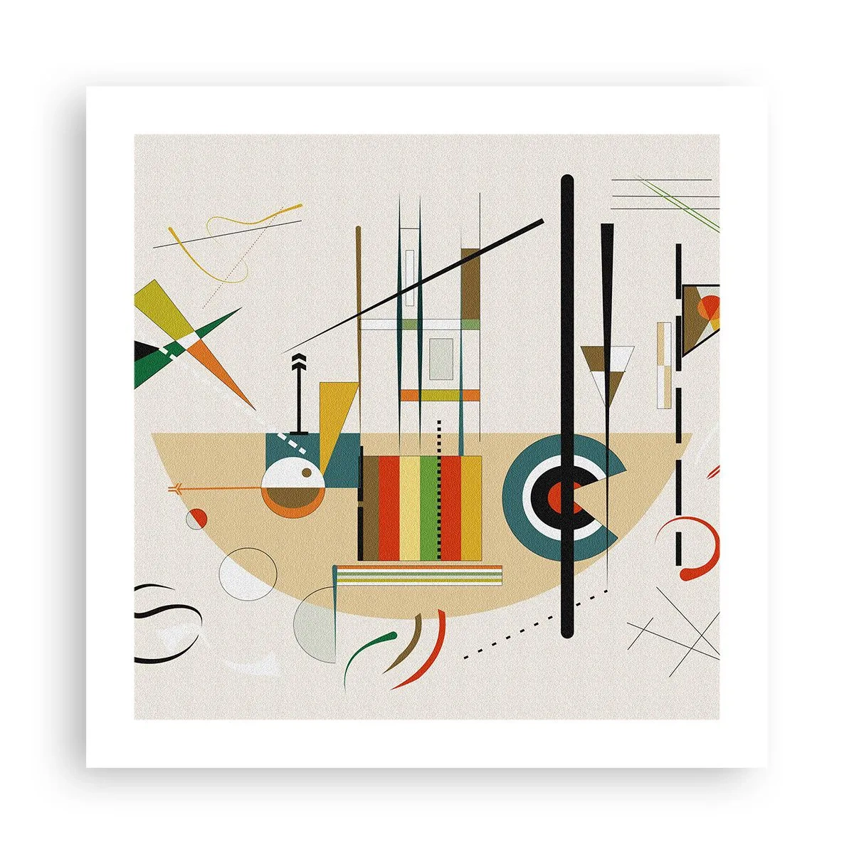 Plakat - I świat się śmieje - 50x50 cm