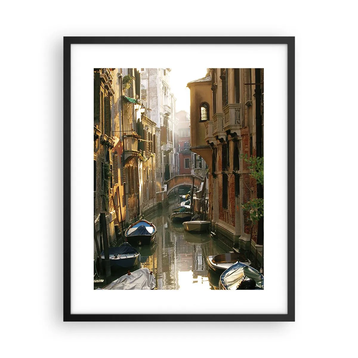 Plakat w czarnej ramie - W weneckim zaułku - 40x50 cm
