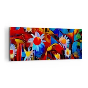 Obraz na płótnie - Kolory życia - 100x40 cm