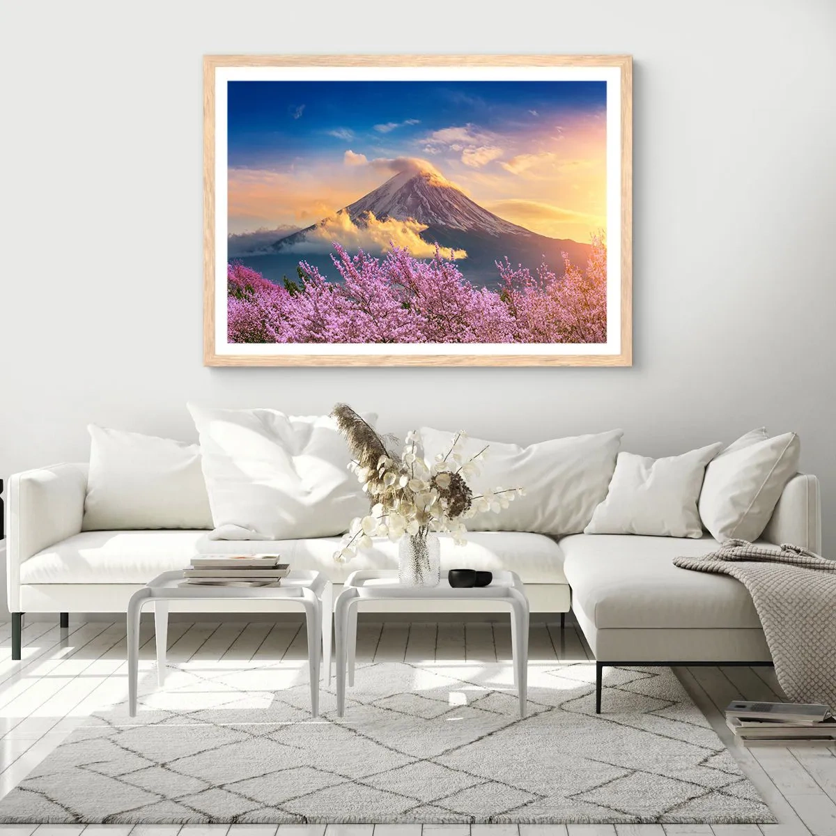 Plakat w ramie jasny dąb - Japońska świętość - 50x40 cm