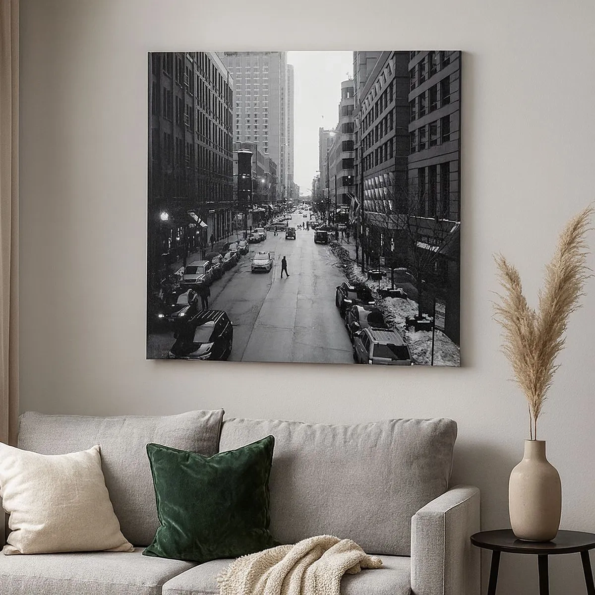 Obraz na płótnie - Kolejny dzień jak co dzień - 30x30 cm