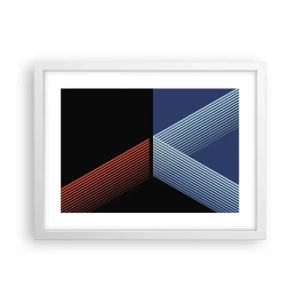 Plakat w białej ramie - Prosta historia - 40x30 cm