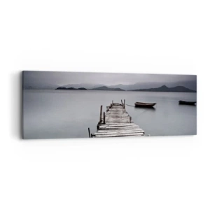 Obraz na płótnie - Jutro możesz ruszać - 90x30 cm