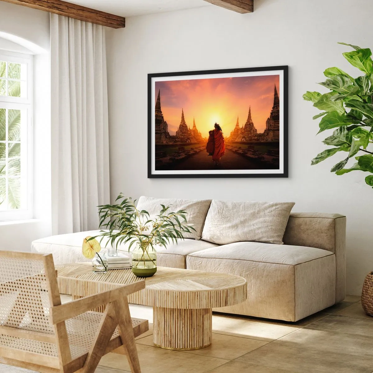 Plakat w czarnej ramie - W spokoju przez wieczność - 50x40 cm