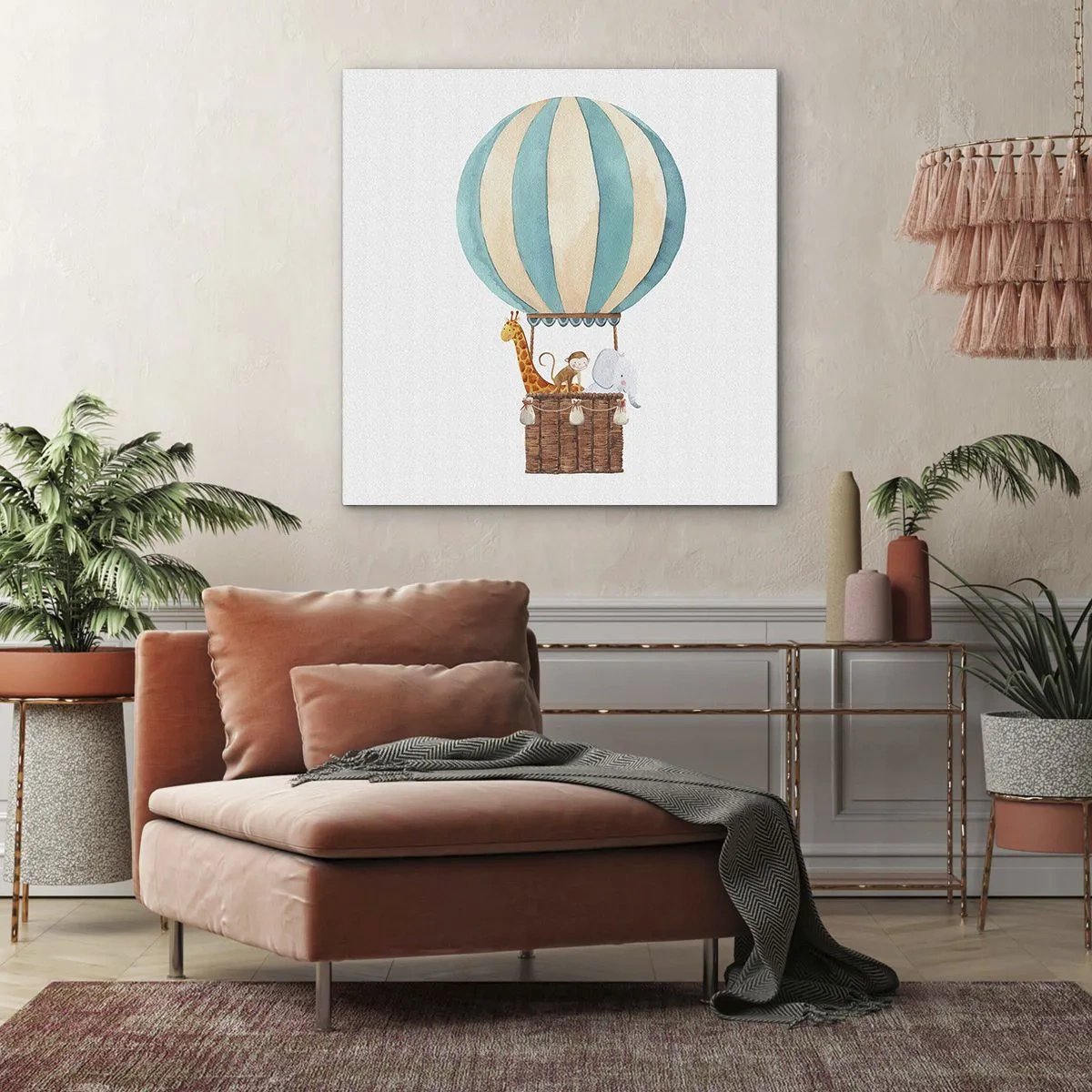 Obraz na płótnie - Fantastyczna wycieczka - 40x40 cm