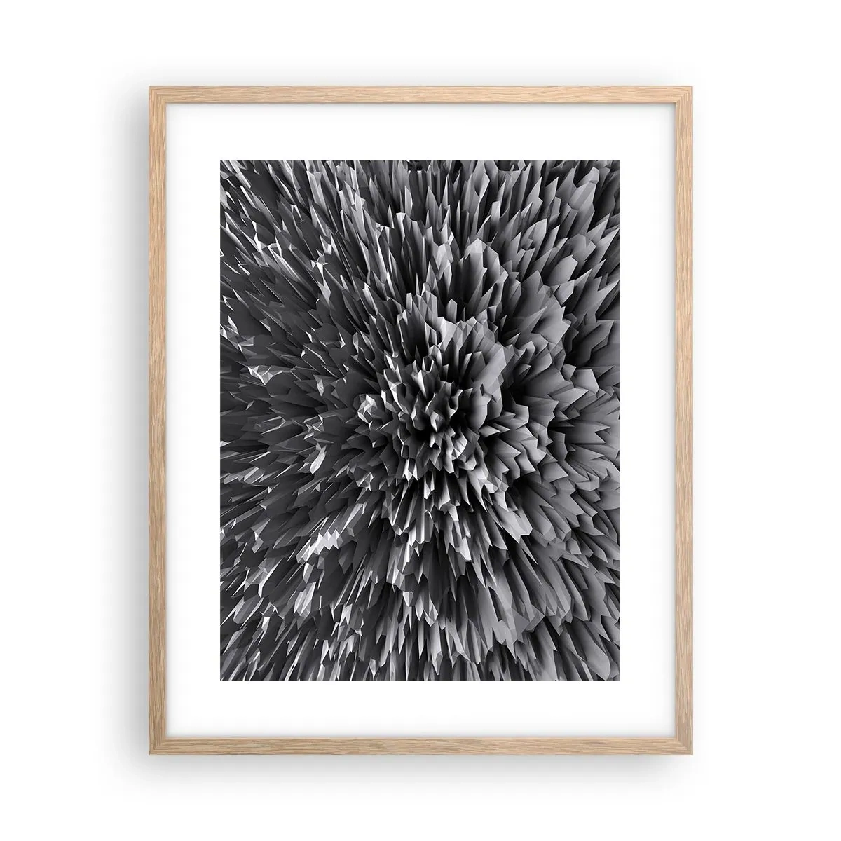 Plakat w ramie jasny dąb - Już ostrzej się nie da - 40x50 cm