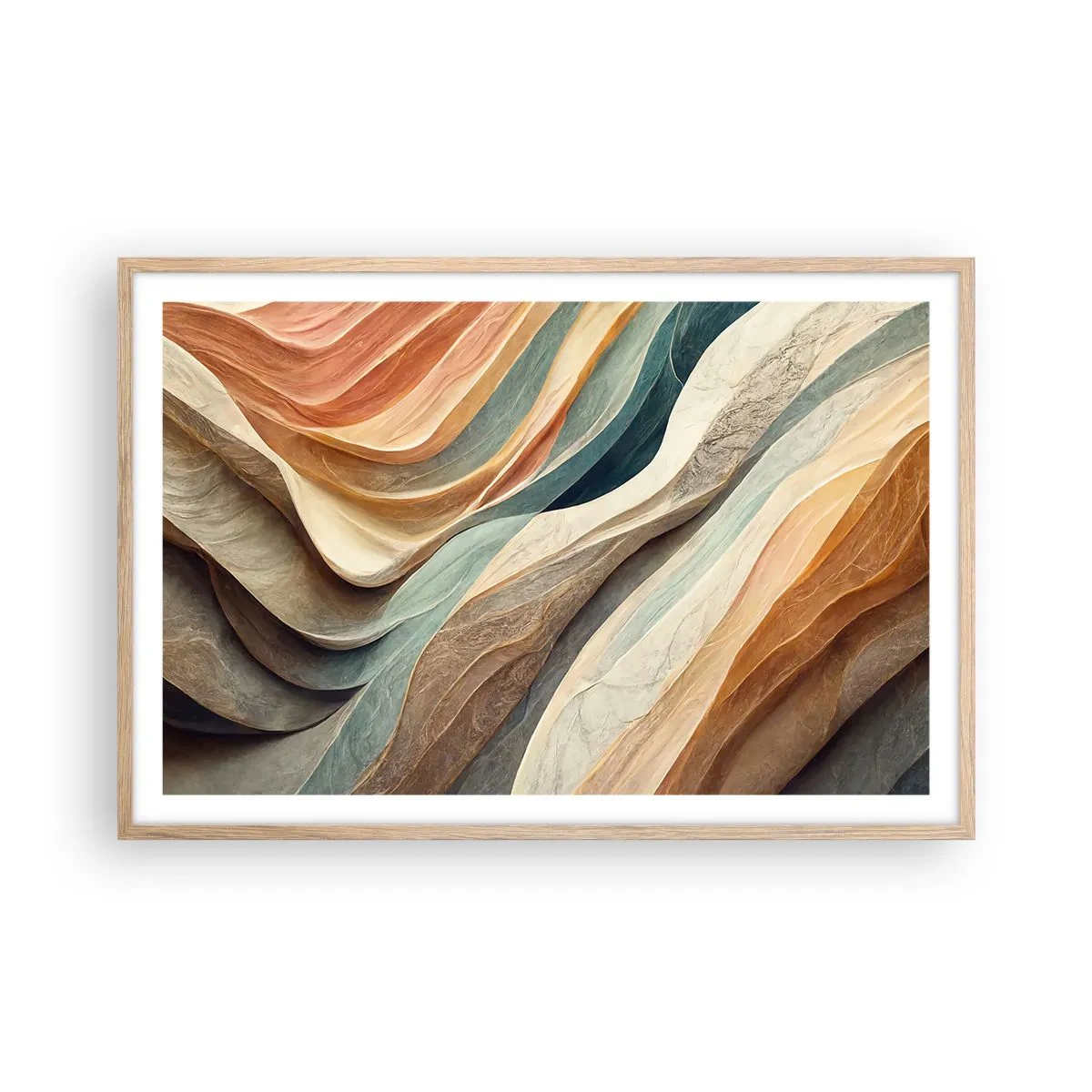 Plakat w ramie jasny dąb - Chwila przed zmianą - 91x61 cm